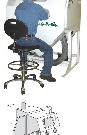 MediPulse 2342se Suction Blast Cabinet