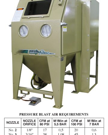 Pulsar III-P Pressure Blast Cabinet