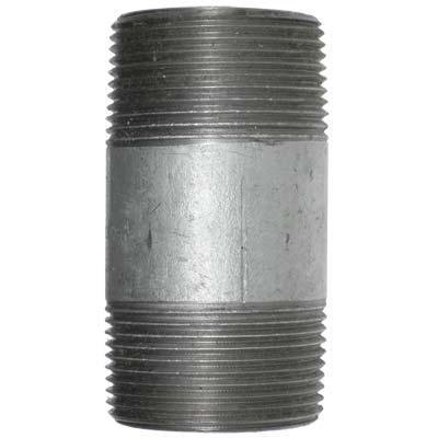 NIPPLE, TBE, GALV, 1-1/4″ x 3″