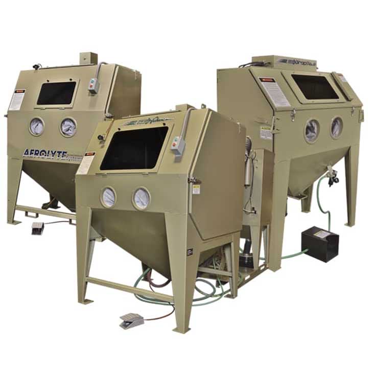 industrial sand blast cabinets