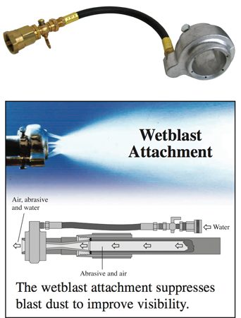 Wetblast Attachment